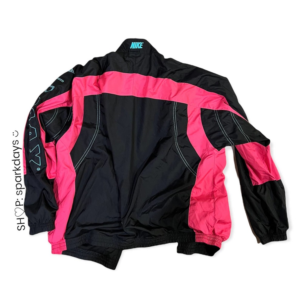 Vintage Nike Air Max x Atmos Black Retro Full Zip Up Men's Windbreaker Jacket M - Picture 10 of 12